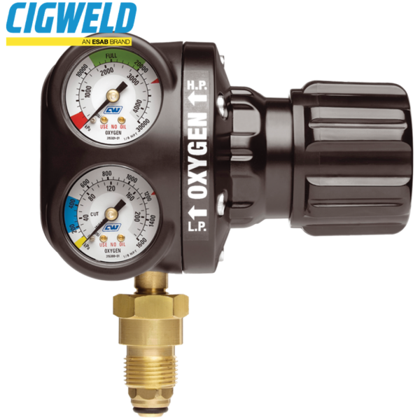 Cigweld Comet Edge Etv Oxygen Dual Stage Regulator Kpa