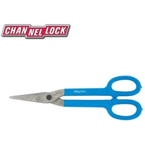 608TS Channellock Tin Snip Straight Tinner Snip 8"