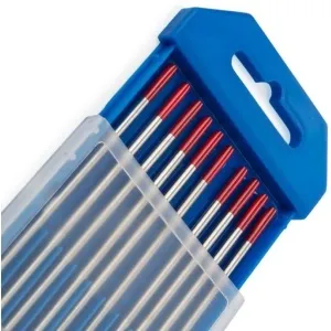 TR0004-10 Red Thoriated Tungsten Electrode / Select: 1, 1.6, 2.5, 3.2mm