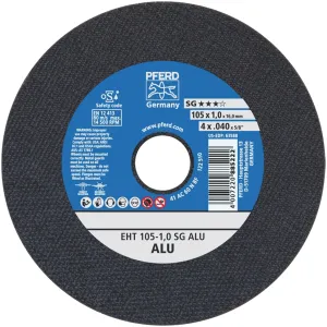 Ultra-Thin Flat Cut Off Wheels Premium Aluminium A 60 N SG ALU, Pferd Qld Abrasive Supplies Australia, Abrasives Brisbane Southside, Industrial Abrasive Supplies, Abrasive suppliers, Abrasive Products, Abrasive Wholesalers, Abrasives Distributor,