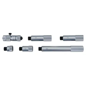 137-202 Mitutoyo Tubular Inside Micrometer, Hardened Face 50-300mm