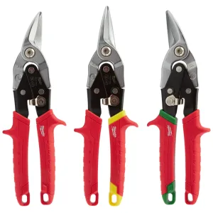 48224533 Milwaukee® Aviation Snips 3 Piece Set