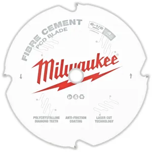 48408675 Milwaukee 4T FIBRE CEMENT CIRCULAR SAW BLADE PCD 165MM 6-1/2"