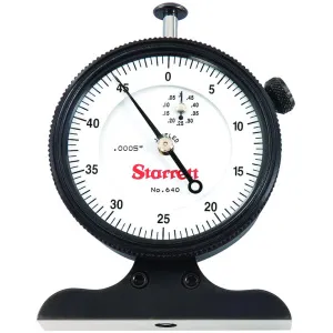 depth gauge measuring tool, depth measuring gauge, dial depth gages, dial depth gauges, Starrett Australia