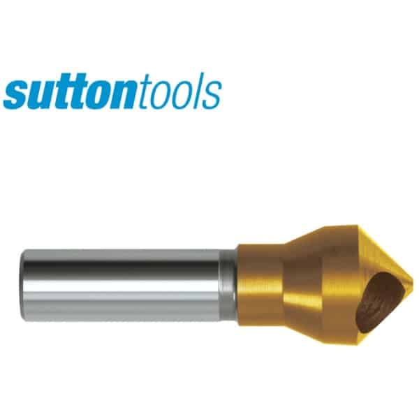 C102 Sutton Deburring Countersink Set Cross Hole HSS TiN 90deg / Select