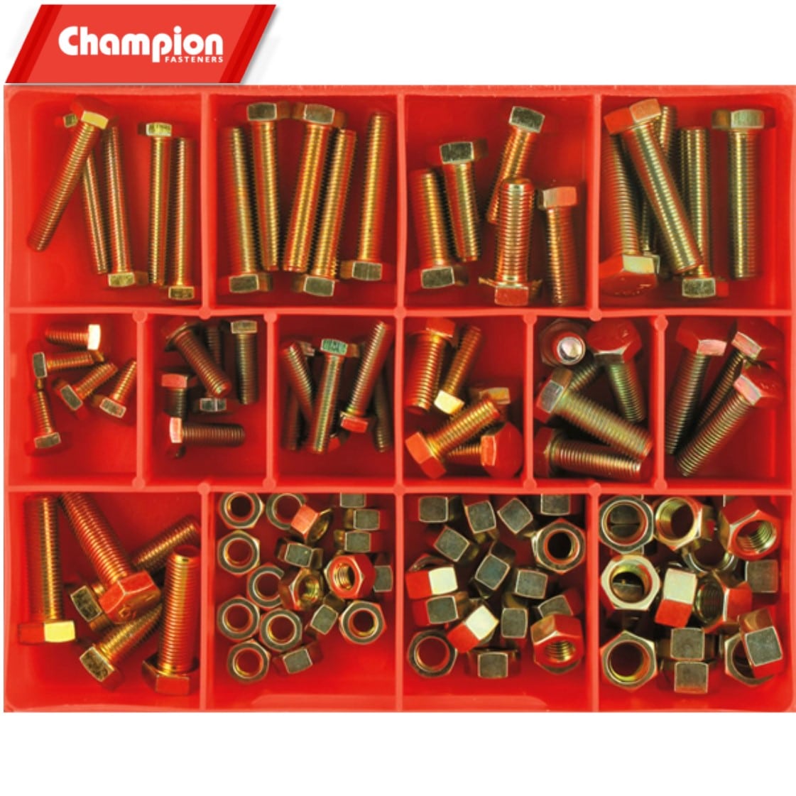 Ca120 Champion Fasteners Unf Set Screws And Nut Assortment Kit Collins Tools And Welding 