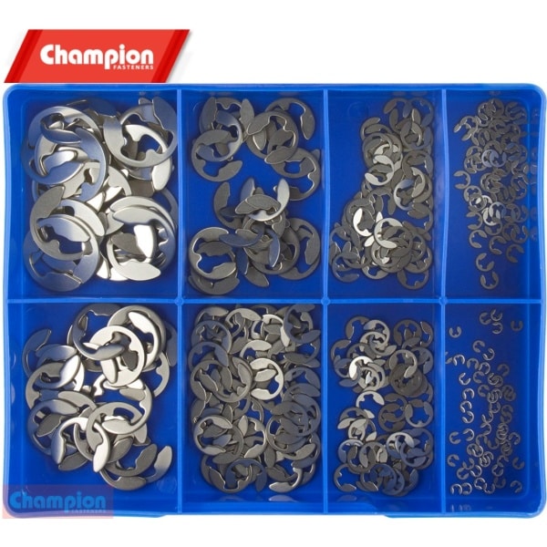 Ca1824 Champion Fasteners Metric Stainless Steel E Clip Assortment Kit Collins Tools And Welding 