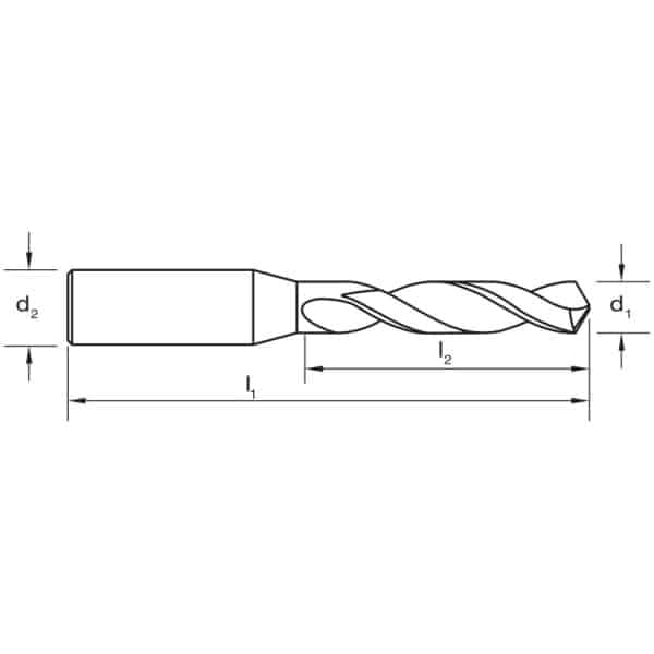 D153 Sutton Stub Drills R40 VA Black Magic High Performance HSS Co. TiAIN 4 Facet / Select - Image 3