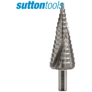 industrial drill bits, Qld Tool Shop, step drill bit, step drill for metal, sutton cutting tools, sutton step drill bit, Tool Store Brisbane