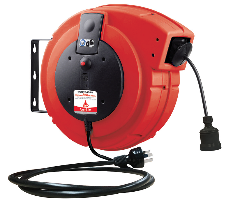 ECRP24025 Alemlube 240V Electric Cable Reel 25Mtr – Collins Tools & Welding