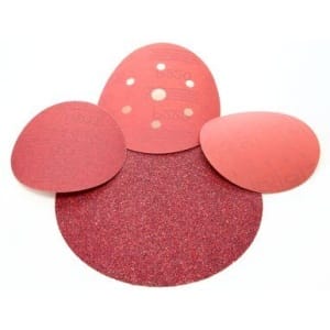 GC801063352 3M Hookit Red Abrasive 316U Paper Discs With Dust Extraction 7 Hole 150mm / Select