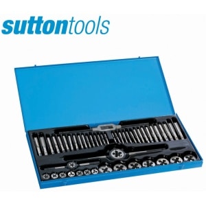 M500WM52 Sutton Tools Carbon Tap & Die Set Ctd1 BSW/Metric Coarse 52 Pce