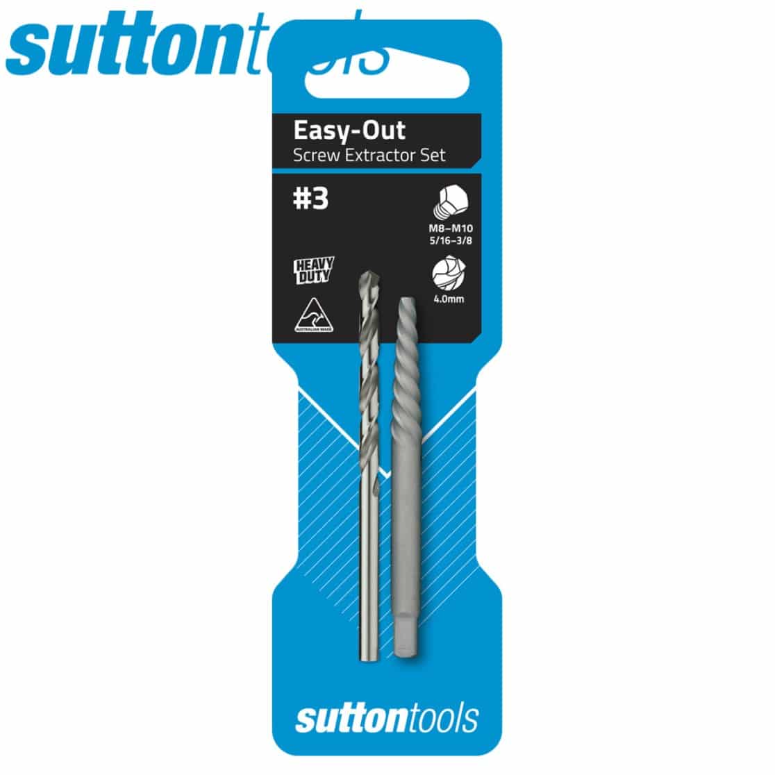 M602 0001 Sutton Tools Screw Extractor Easy-Out & Stub Drill Set ...