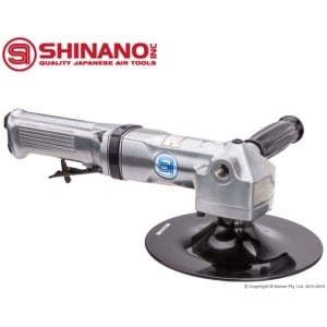7" air angle sander shinano, 7" disc sander, 7" heavy duty sander, 7" sander air operated, air operated sanders, angle head disc sander, best air sander, pneumatic sanders, pneumatic sanding machine