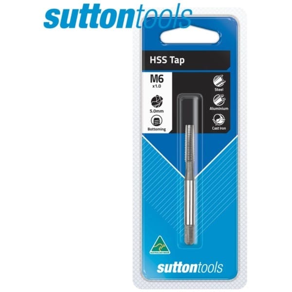 T822 Sutton Hand & Machine Straight Flute Bottoming Taps Metric HSS  / Select