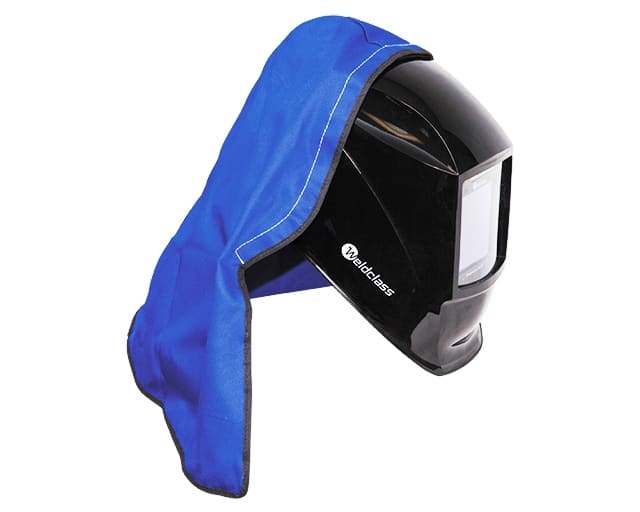 WC-05456 Weldclass Promax Blue Fire Retardant Hood for Welding Helmet ...