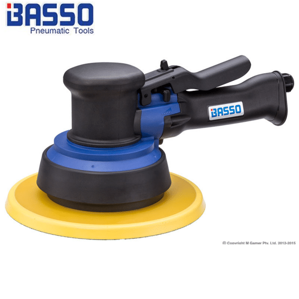 8" disc sander, 8" orbital sander air operated, air operated sanders, air sanders, Air Tools Australia, Basso Air Tools Brisbane, basso sander, best air sander, Industrial Air Tools, orbital sander, orbiting sander, pneumatic sanders, pneumatic sanding machine, Qld Tool Shop,