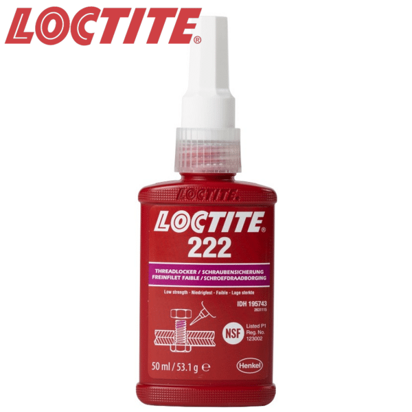 LOC50ML222 Loctite 222 Purple Screw Lock Low Strength Threadlocker 50ml / 250ml