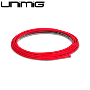 SLR3M Unimig Binzel Style Red Steel MIG Torch Liner 0.9-1.2mm / Select Length