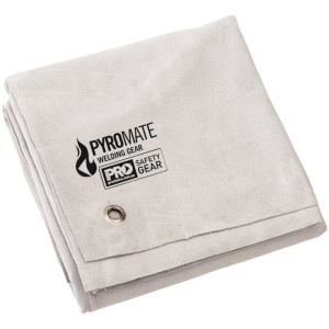 WB33 ProChoice Pyromate® Welders Blanket Kevlar Stitched Chrome Leather, Metal Eyelets / Select Size
