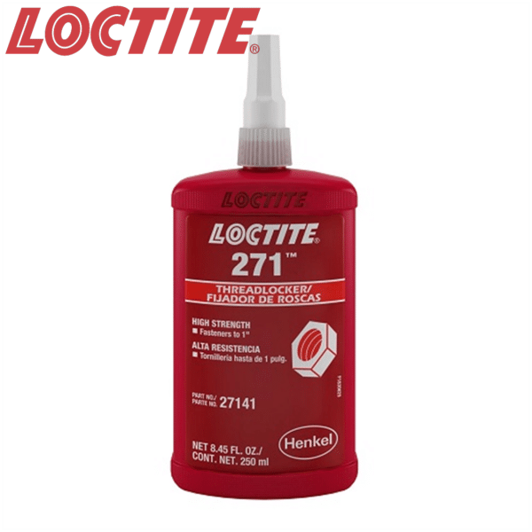 Thread Sealant Loctite 271 Red High Strength Threadlocker Loctite Threadlocker, Industrial Threadlockers, Thread Locking Compounds, Loctite Thread Sealant, Loctite Thread Compound, Loctite Thread Locker Red