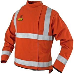 Fire Retardant Welding Jacket, Flame Resistant Welding Jacket, Heavy Duty Welding Jacket, Hi-Vis Welding Jacket, Industrial Welding Safety,