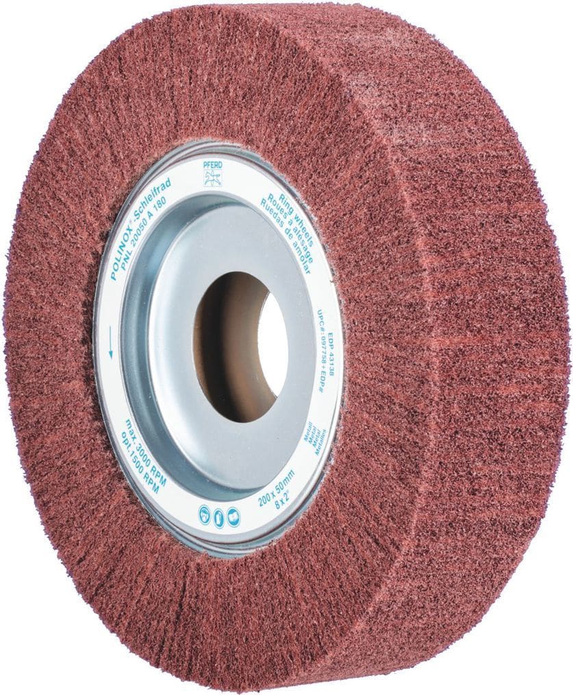 PFERD POLINOX Schleifstift PNL 5030/6 A 280 – Lamellenvlies, Korund, 6000–12000 U/min