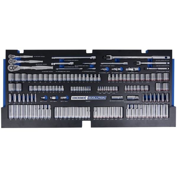 EVA402T Kincrome EVA Tray Sockets and Accessories 144 Piece Collins