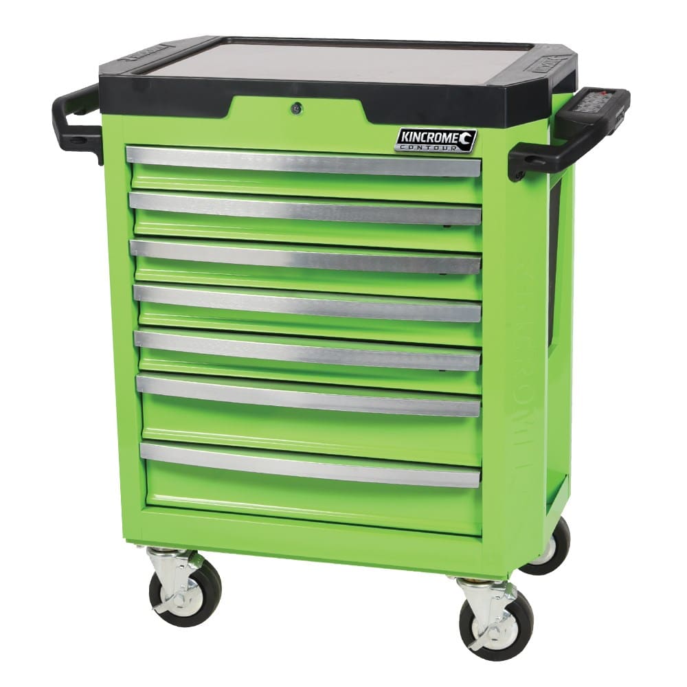 K7747 Kincrome CONTOUR® Wide Tool Trolley 7 Drawer / Select Colour