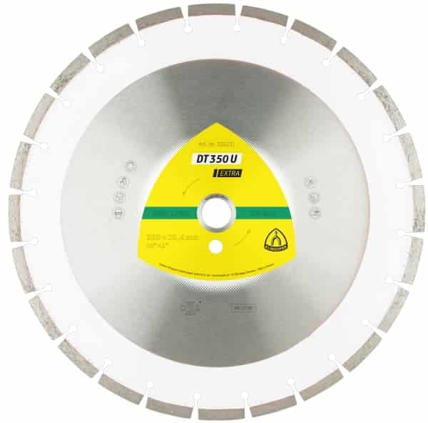 DT 350 U Extra Klingspor Large Diamond Cutting Blades for Construction
