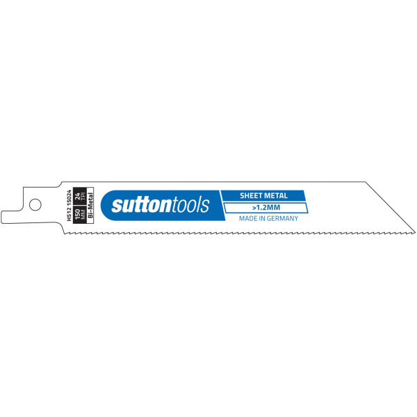 H512 Sutton Sheet Metal Reciprocating Blades >1.2mm 150mm 2Pk – Collins ...