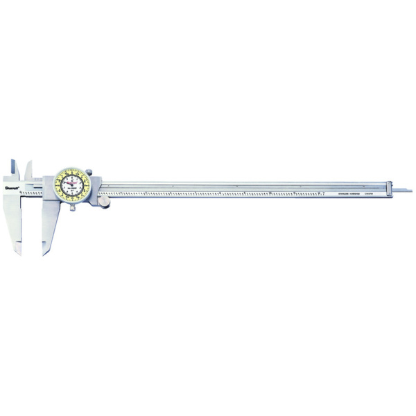 1202F Starrett Fractional Dial Caliper Stainless Steel .001 ...