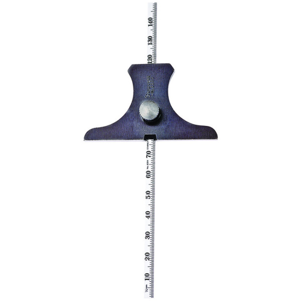237M Starrett Rule Depth Gage / Range: 0-150mm
