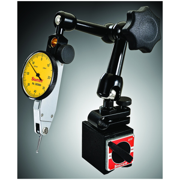Starrett R708AZ Dial Test Indicator With Dovetail Mount - Red Face IN STOCK