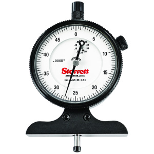 depth gauge measuring tool, depth measuring gauge, dial depth gages, dial depth gauges, Starrett Australia