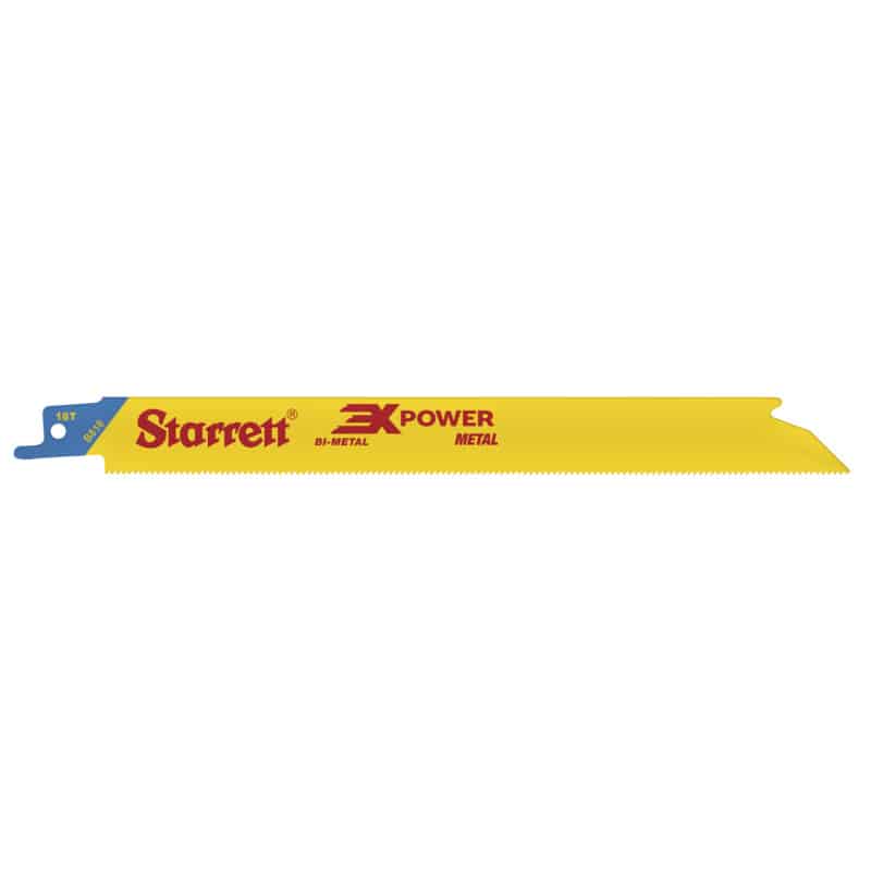 B818 Starrett Bimetal Reciprocating Saw Blades Metal Straight Shape 3X