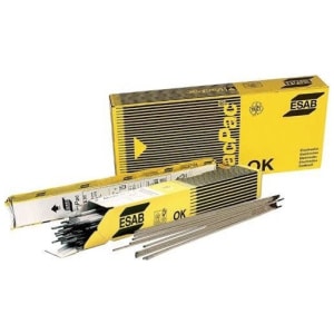 ESAB OK 67.70 stainless steel welding electrodes box showing AWS E309LMo-17