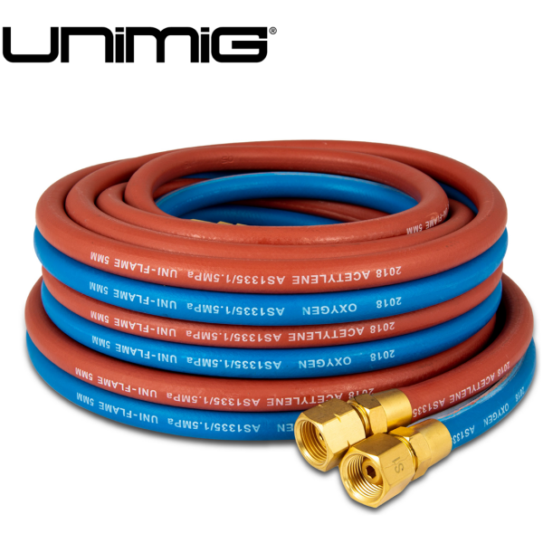 UFTH Unimig Oxy/Acetylene Twin Hose / Select Length Collins Tools