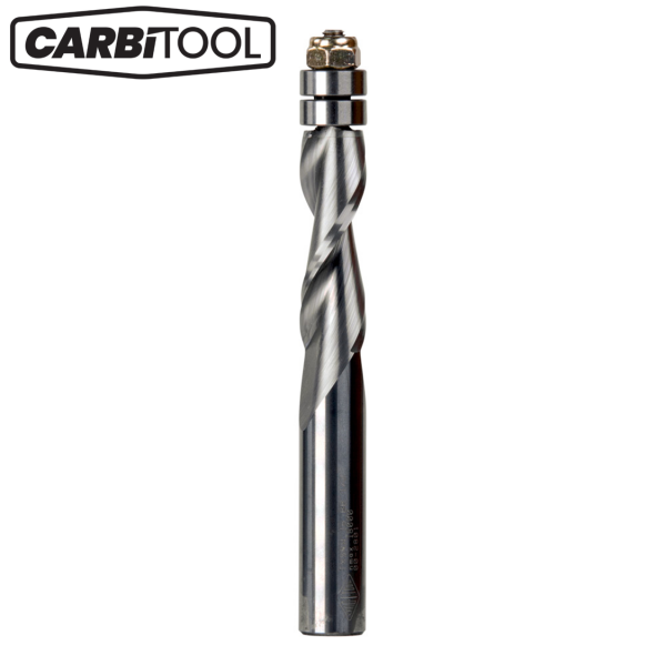 TSRW Carbitool Finishing Spiral Router with Bearing – Up Cut Solid ...