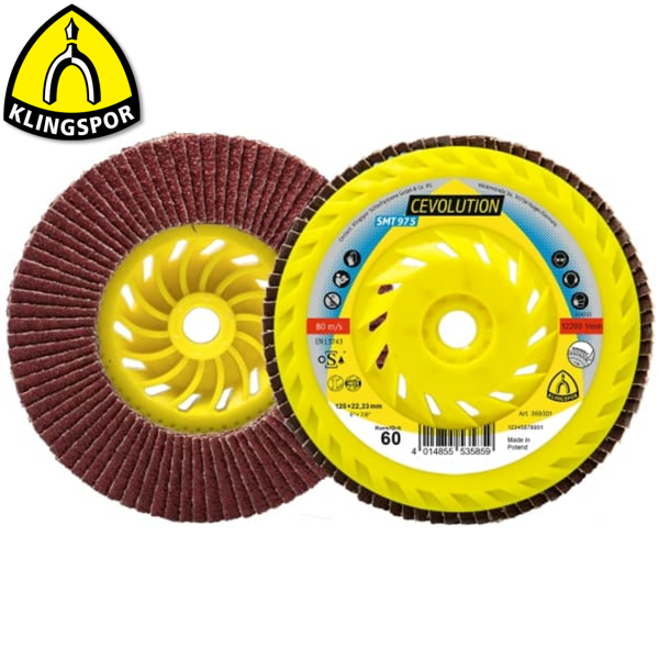 Klingspor Schleifmop SMT 926 SPECIAL - 10er Pack Schleifscheiben 180x22,23mm