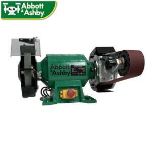 Abbott and Ashby professional 1100W 200mm bench grinder AA362W8-1100 industrial 8 inch grinding station factory fitted patented linisher