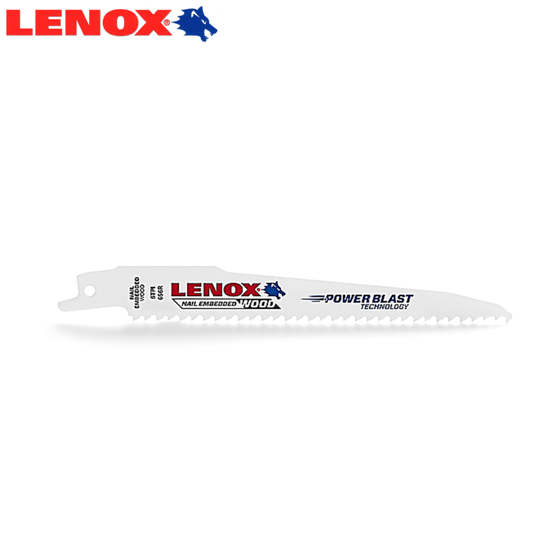 LEN20572656R Lenox Power Blast BiMetal Reciprocating Saw Blades Wood