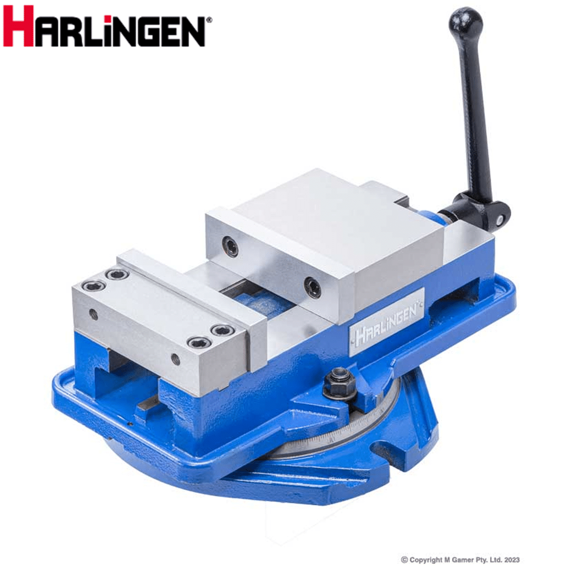 H-40-085-006 Harlingen Precision Angle Lock Milling Machine Vice Swivel ...