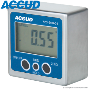 AC-723-360-01 Accud Digital Level or Protractor Magnetic Base
