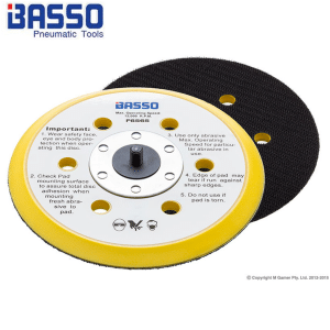 6" Velcro Backing Pad Basso,