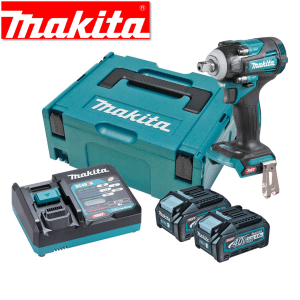 TW005GM202 Makita Cordless 40V Max BL 1/2“ Pin Detent Impact Wrench Kit
