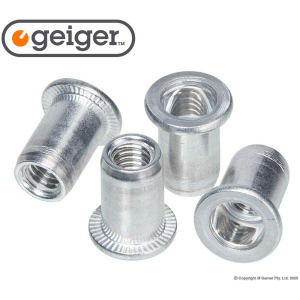 NM4RNA Geiger Nutsert Rivet Nut Aluminium 50Pk / Select