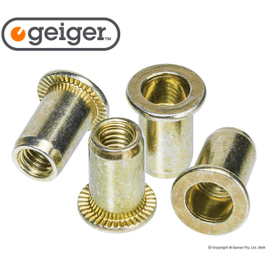 NM10PNS Geiger Nutsert Poly Nut Steel 50Pk / Select
