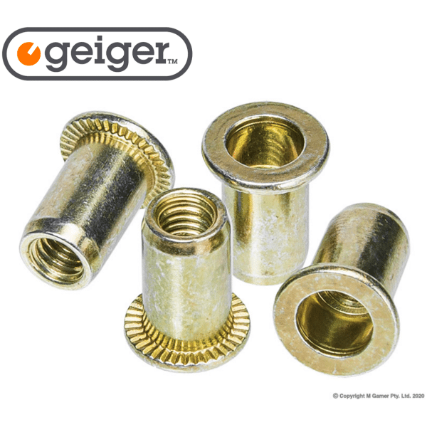 NM10PNS Geiger Nutsert Poly Nut Steel 50Pk / Select