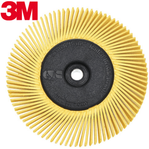 61500151479 3M™ Scotch-Brite™ Radial Bristle Brush Angled 80 Grit 150 x 12 x 25mm